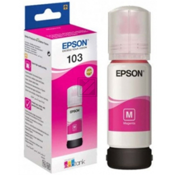 Epson Tintennachfüllfläschchen magenta (C13T00S34A, 103)