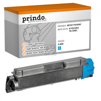 Prindo Toner-Kit cyan (PRTKYTK590C) ersetzt TK-590C