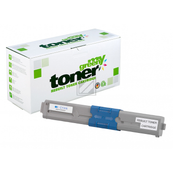 my green toner Toner-Kit cyan HC (181672) ersetzt 44973511