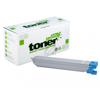 my green toner Toner-Kit cyan (201349) ersetzt C808S