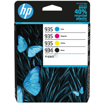 HP Tintenpatrone gelb, magenta, schwarz, cyan (6ZC72AE, 934, 935)