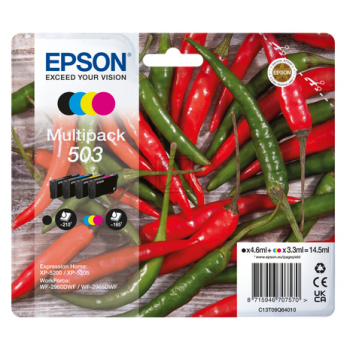 Epson Tintenpatrone gelb, magenta, schwarz, cyan SC (C13T09Q64010, 503)