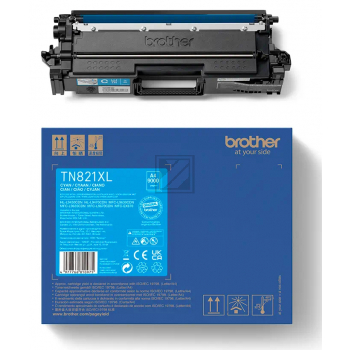 Brother Toner-Kartusche cyan (TN-821XLC)