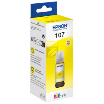 ORIGINAL Epson Druckerpatrone Gelb C13T09B440 107 ~7200 Seiten 70ml