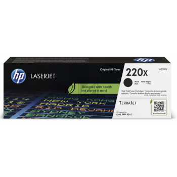 HP Toner-Kartusche schwarz HC (W2200X, 220X)