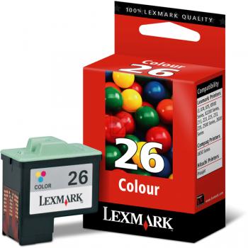 Lexmark Tintendruckkopf 3-farbig HC (10N0026, 26)