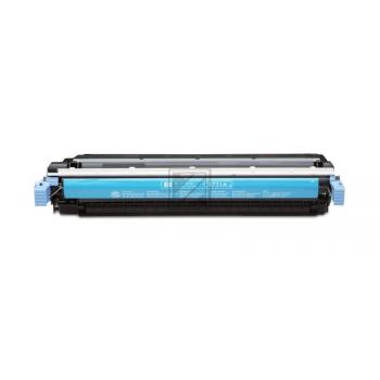 HP Toner-Kartusche cyan (C9731A, 645A) Qualitätsstufe: B Verpackung: Schwarz Weiß