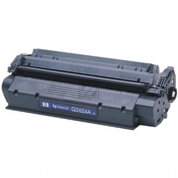 HP Toner-Kartusche schwarz (Q2624A, 24A) Qualitätsstufe: A Verpackung: Blau Weiß