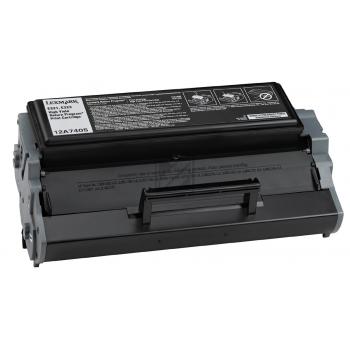 Lexmark Toner-Kartusche Prebate schwarz HC (12A7405) Qualitätsstufe: B