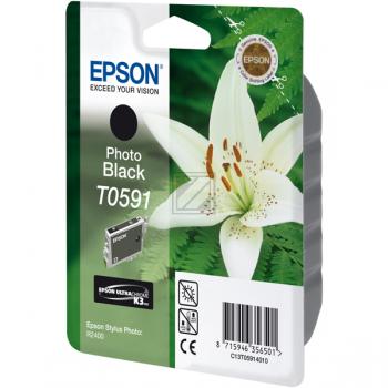 Epson Tintenpatrone photo schwarz (C13T05914010, T0591)