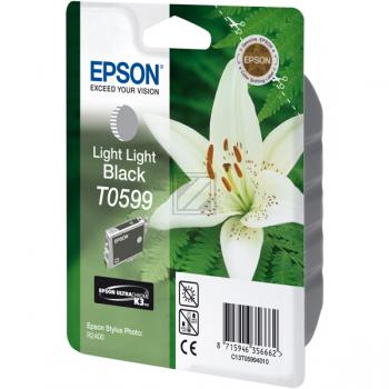 Epson Tintenpatrone schwarz light, light (C13T05994010, T0599)