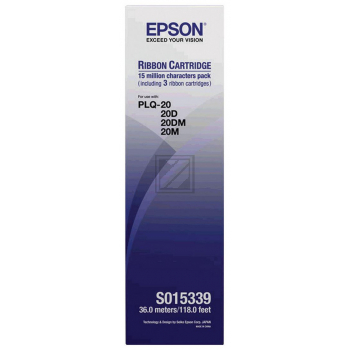 Epson Farbband Nylon 3 x schwarz (C13S015339)