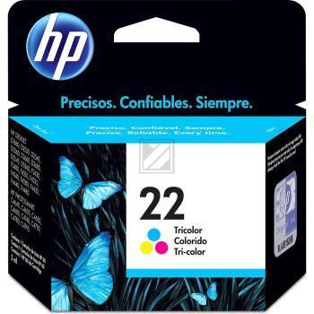 HP Tintendruckkopf cyan/magenta/gelb (C9352AE, 22)