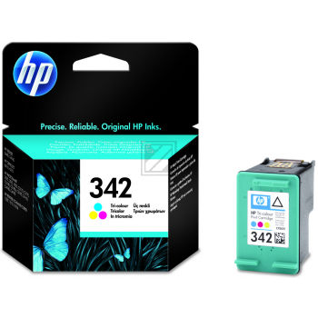 HP Tintenpatrone cyan/magenta/gelb (C9361EE, 342)