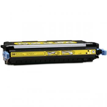 HP Toner-Kartusche gelb (Q7582A, 503A) Qualitätsstufe: A Verpackung: Schwarz Weiß