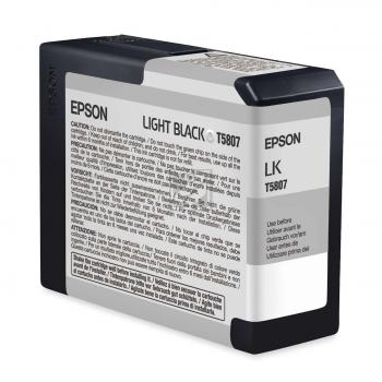 Epson Tintenpatrone schwarz light (C13T580700, T5807)