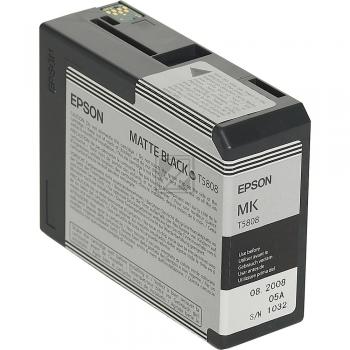 Epson Tintenpatrone schwarz matt (C13T580800, T5808)