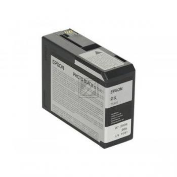 Epson Tintenpatrone photo schwarz (C13T580100, T5801)