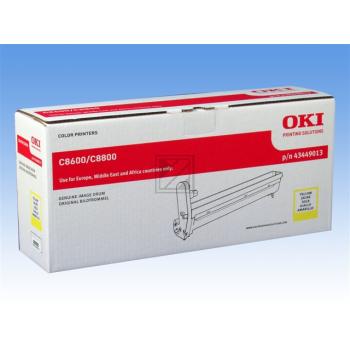 OKI Fotoleitertrommel gelb (43449013)