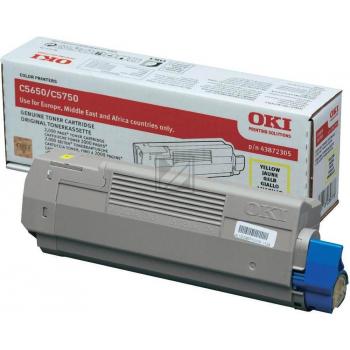 OKI Toner-Kit gelb (43872305)