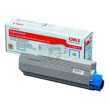 OKI Toner-Kit cyan (43865723)