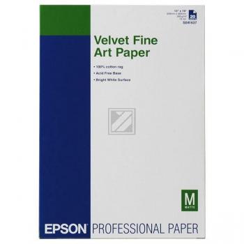 Epson Velvet Fine Art Papier DIN A3+ wei 20 Seiten (C13S041637)