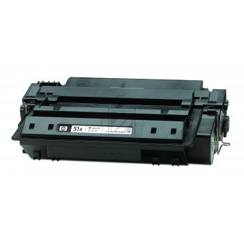 HP Toner-Kartusche schwarz HC (Q7551X, 51X) Qualitätsstufe: A Verpackung: Blau Weiß