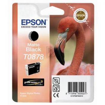 Epson Tintenpatrone schwarz matt (C13T08784010, T0878)