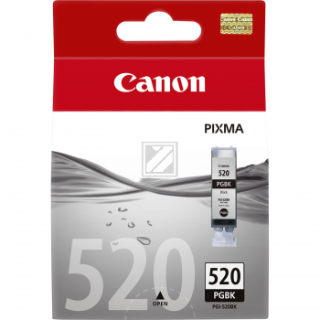 Canon Tintenpatrone photo schwarz (2932B001, PGI-520PGBK)