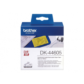 Brother Endlos-Etikett gelb (DK44605)