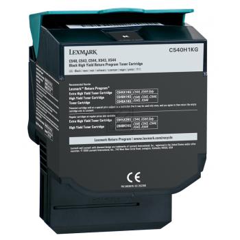 Lexmark Toner-Kartusche Prebate schwarz HC (C540H1KG) Qualitätsstufe: B