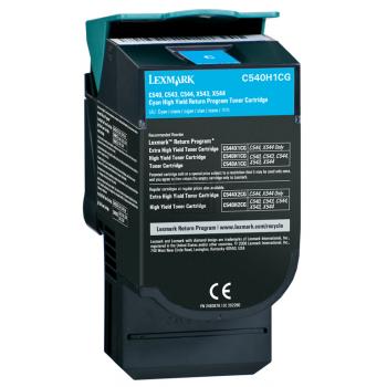 Lexmark Toner-Kartusche Prebate cyan HC (C540H1CG) Qualitätsstufe: B
