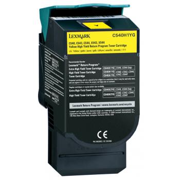 Lexmark Toner-Kartusche Prebate gelb HC (C540H1YG) Qualitätsstufe: A