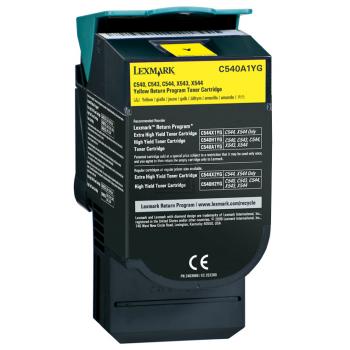 Lexmark Toner-Kartusche Prebate gelb (C540A1YG) Qualitätsstufe: A