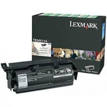 Lexmark Toner-Kartusche Prebate schwarz HC plus (T654X11A)