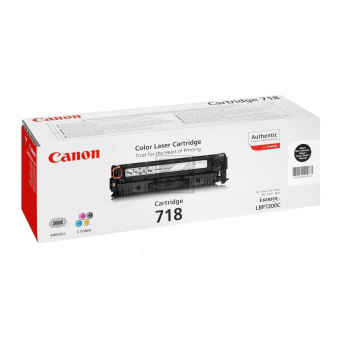 Canon Toner-Kartusche schwarz (2662B002, CL-718BK)