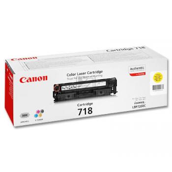 Canon Toner-Kartusche gelb (2659B002, CL-718Y)