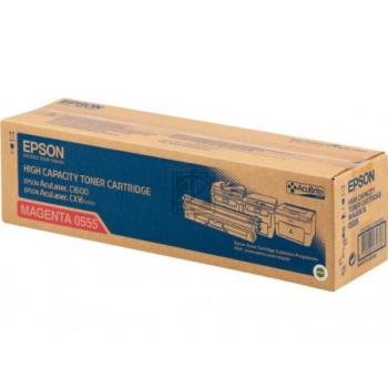 Epson Toner-Kit magenta HC (C13S050555, 0555)