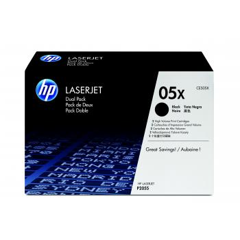 HP Toner-Kartusche 2 x schwarz HC (CE505XD, 05XD)