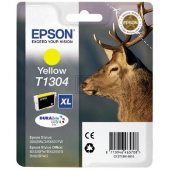 Epson Tintenpatrone gelb HC (C13T13044010, T1304)