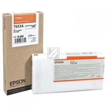 Epson Tintenpatrone orange (C13T653A00, T653A)