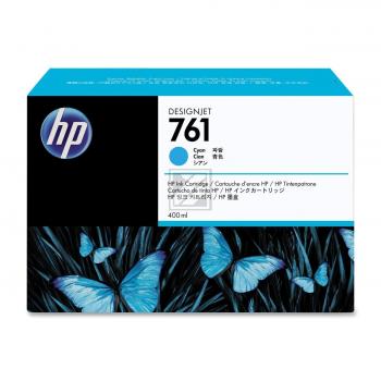 HP Tintenpatrone cyan (CM994A, 761)