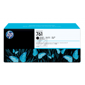 HP Tintenpatrone schwarz matt (CM997A, 761)