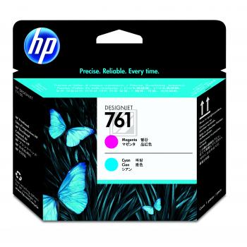 HP Tintendruckkopf magenta/cyan (CH646A, 761)