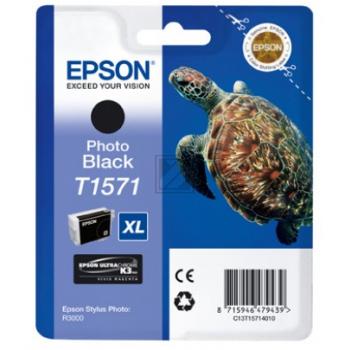 Epson Tintenpatrone photo schwarz (C13T15714010, T1571)