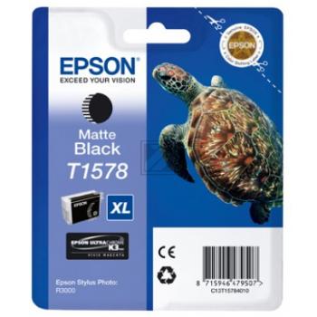 Epson Tintenpatrone schwarz matt (C13T15784010, T1578)