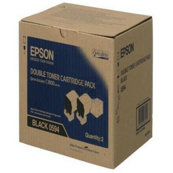 Epson Toner-Kit 2 x schwarz (C13S050594, 0594)