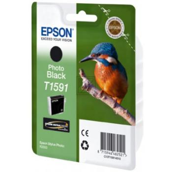 Epson Tintenpatrone photo schwarz (C13T15914010, T1591)