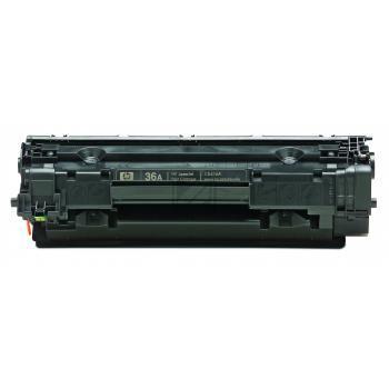 HP Toner-Kartusche 2 x schwarz (CB436AD, 36AD) Qualitätsstufe: A Verpackung: Blau Weiß