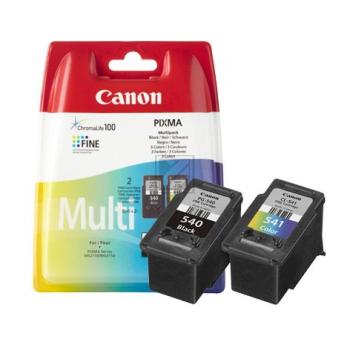 Canon Tintendruckkopf cyan/magenta/gelb, schwarz (5225B006, CL-541, PG-540)